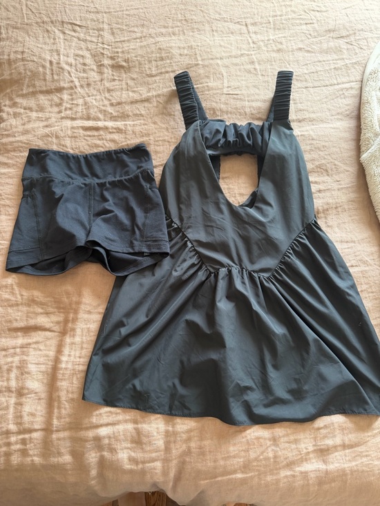 FP Movement by Free People Dresses & Skirts - FP Movement by Free People Black Mini dress with shorts